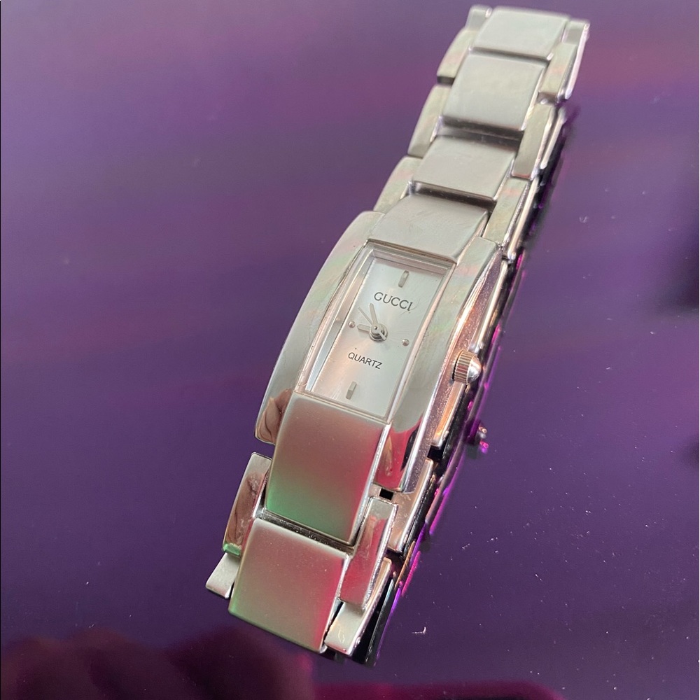 Gucci silver watch